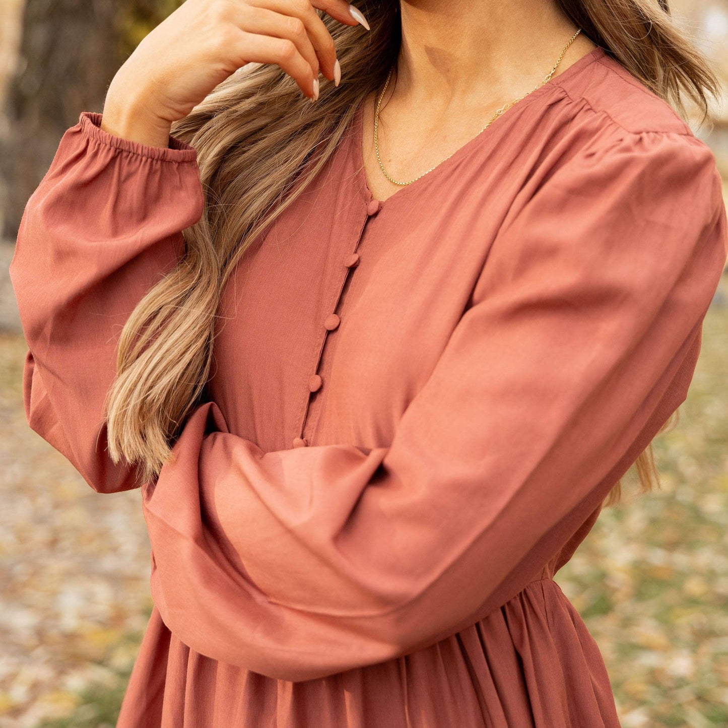Ellis Dress - Dusty Rose