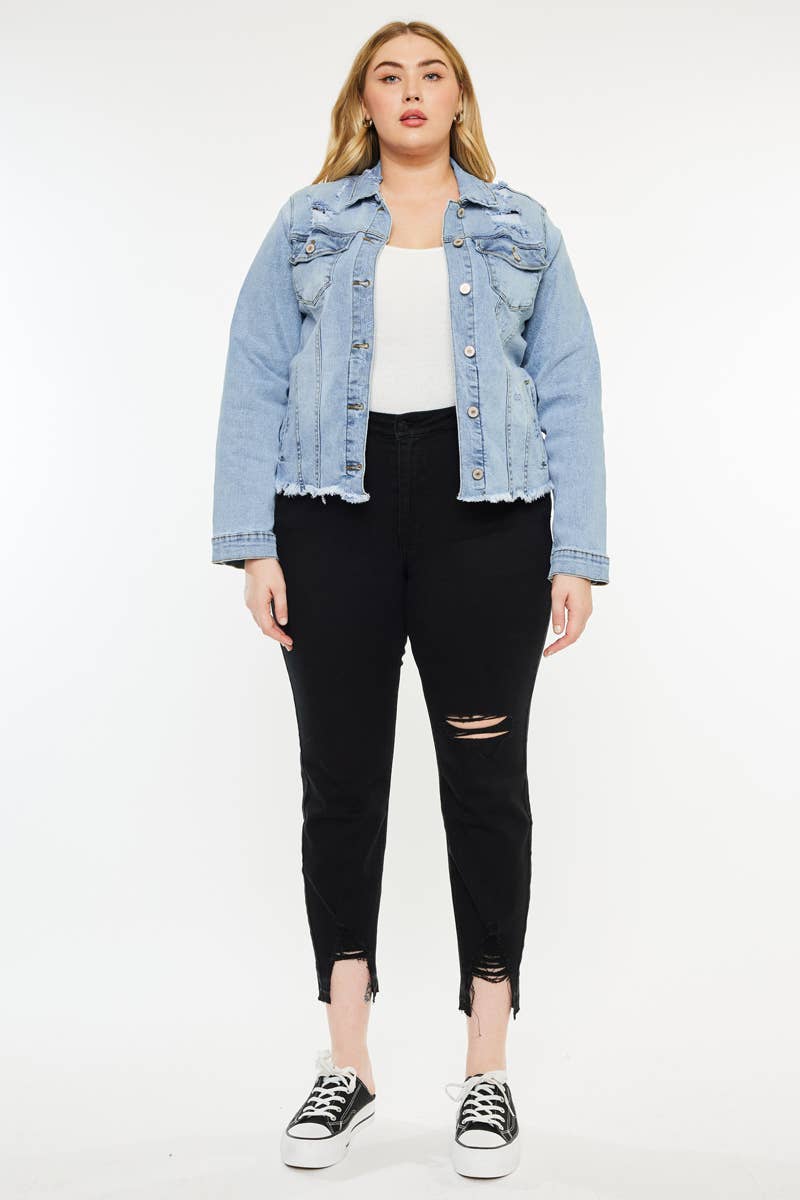 Plus Zoey Denim Jacket