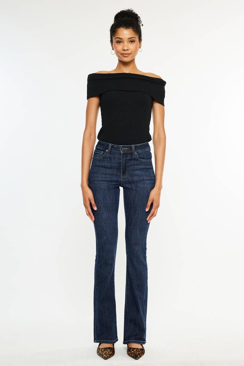 HIGH RISE BOOTCUT JEANS