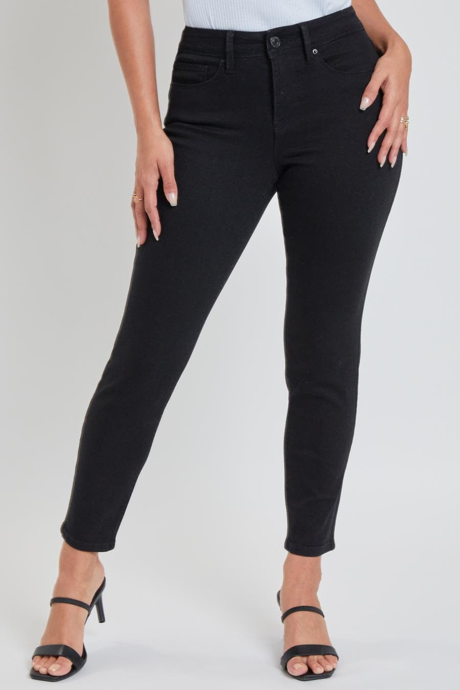 Petite Tummy Control High-Rise Skinny Jeans