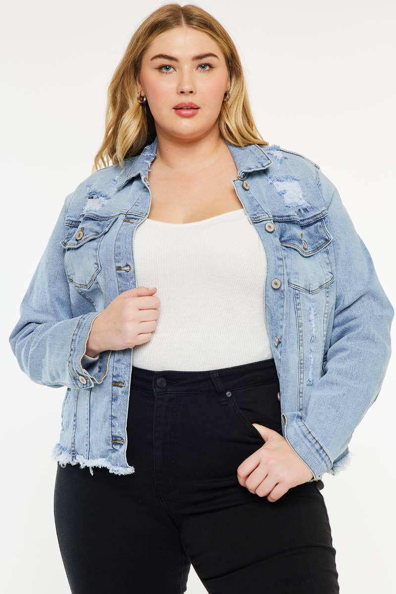 Plus Zoey Denim Jacket