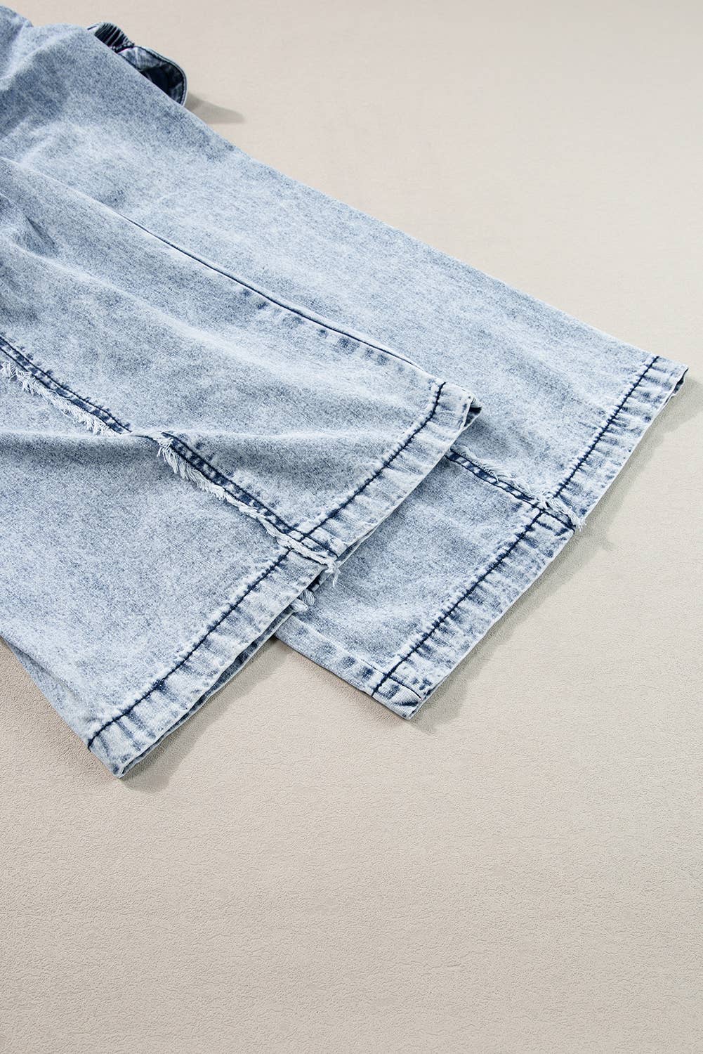 Chic Solid Color Cotton Blend Overalls – Dark Grey & Beau Blue