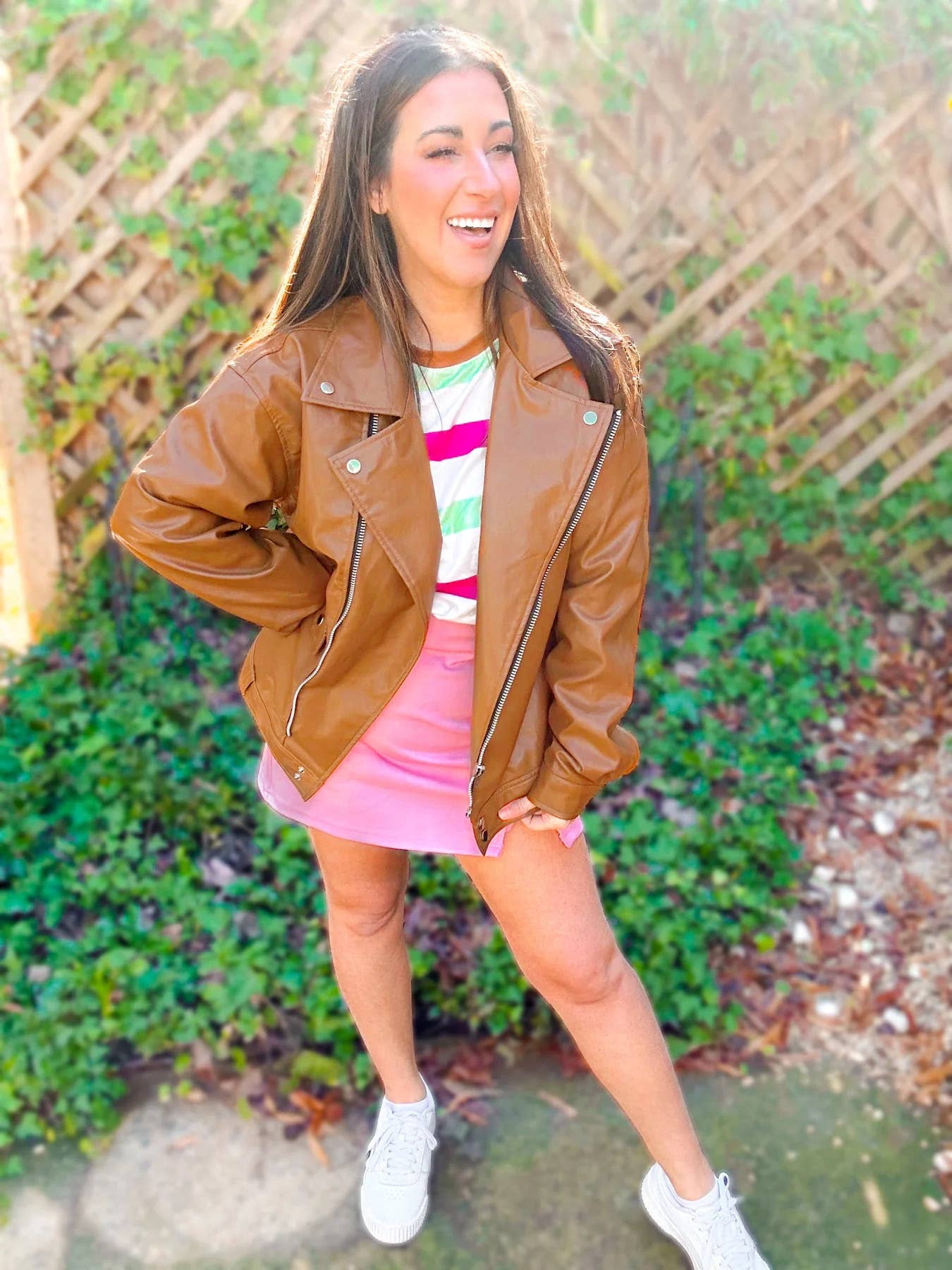 Oversized Vegan Leather Jacket – The Perfect Staple Layer