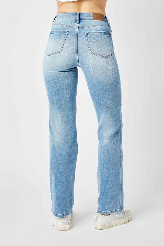 Judy Blue High Waisted Tummy Control Straight Jeans