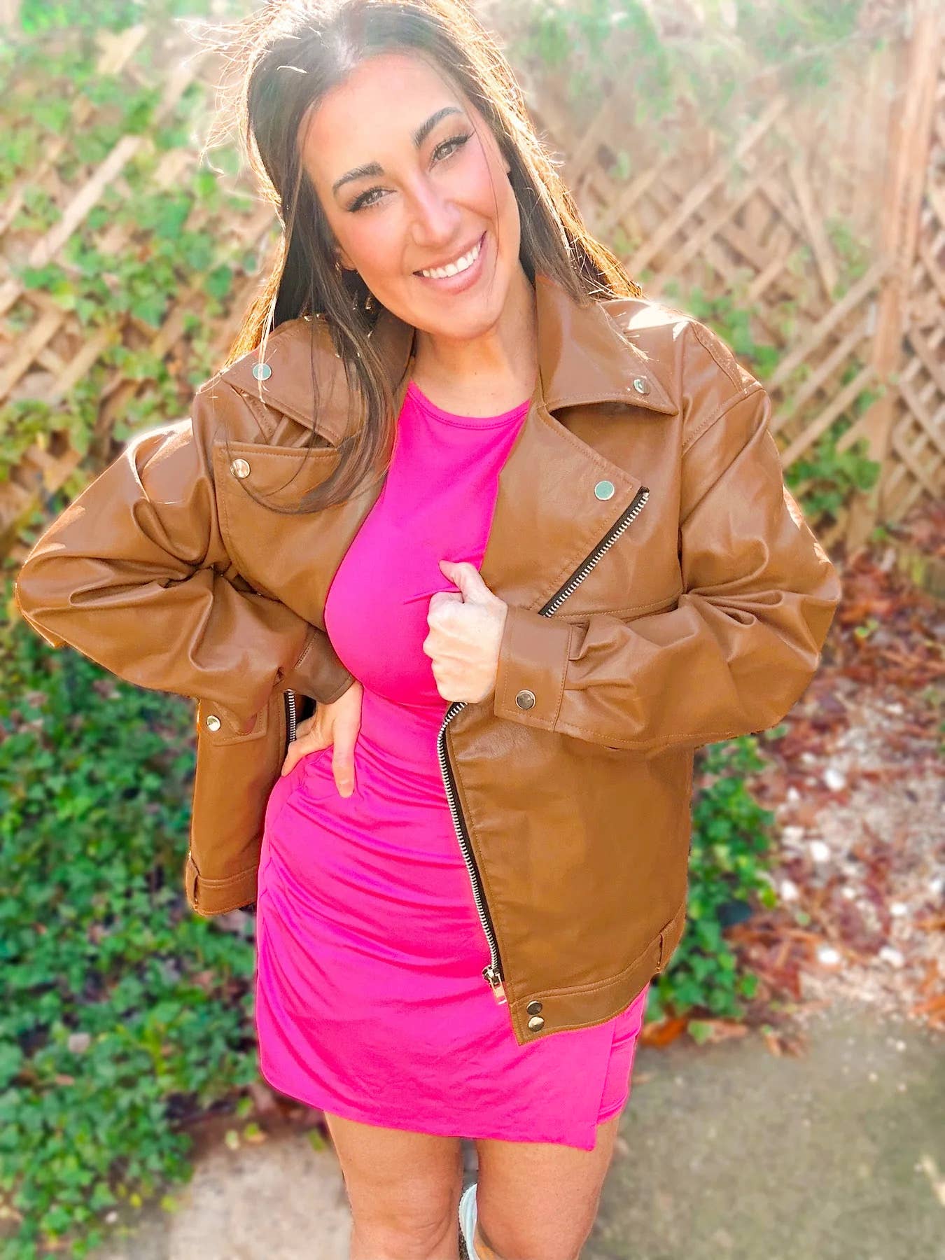 Oversized Vegan Leather Jacket – The Perfect Staple Layer