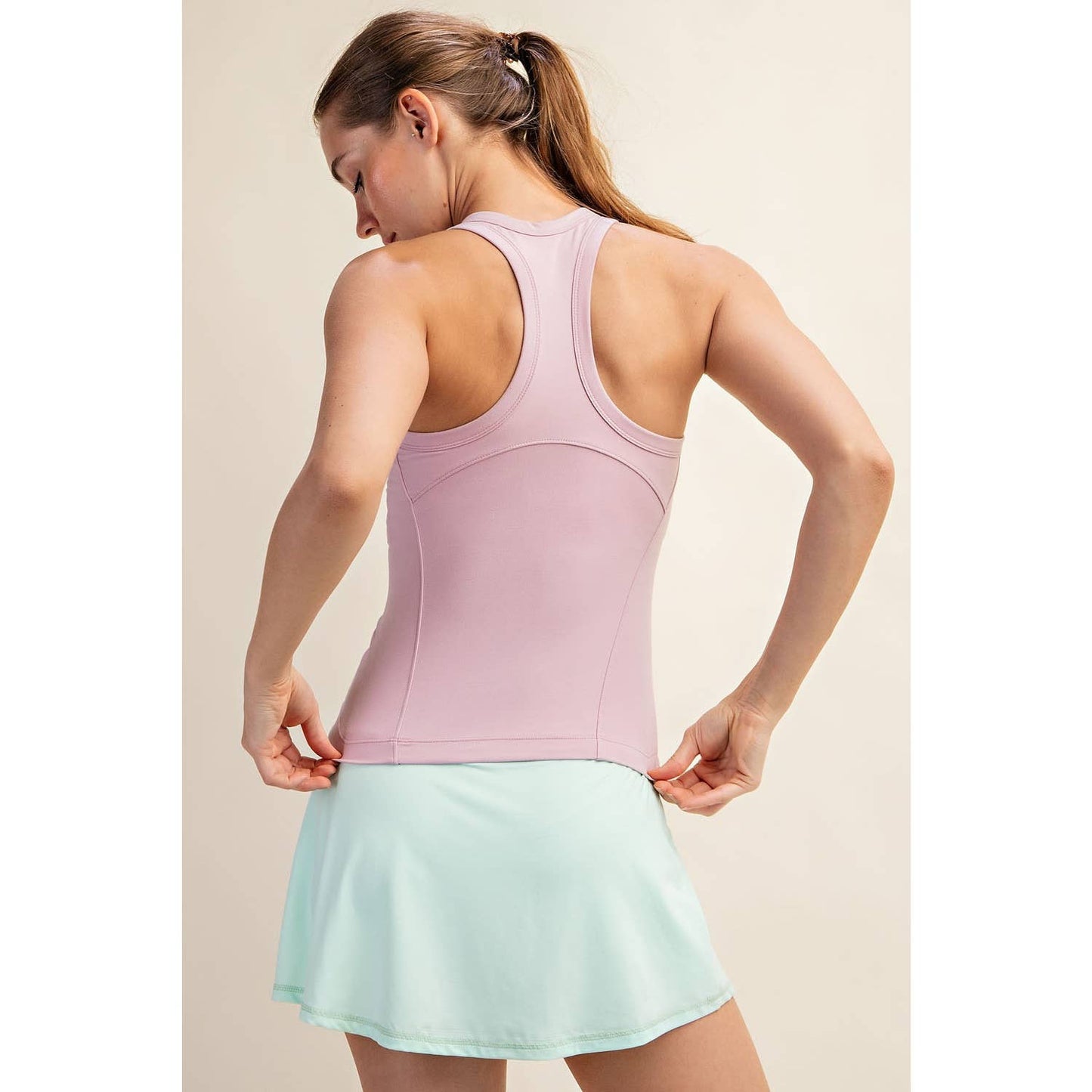 Butter Soft Racerback Tank with Built-In Bra