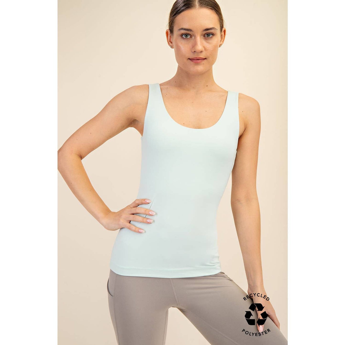 Butter Soft Round Neck Tank Top – Plus/Curvy