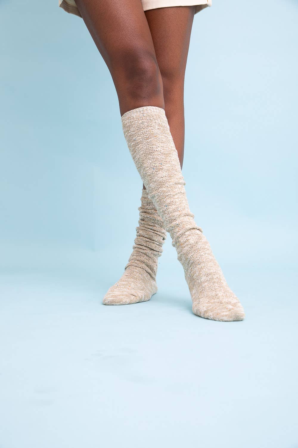 Speckle Knit Boho Boot Socks – Cozy Chunky Knit Fall & Winter Essentials