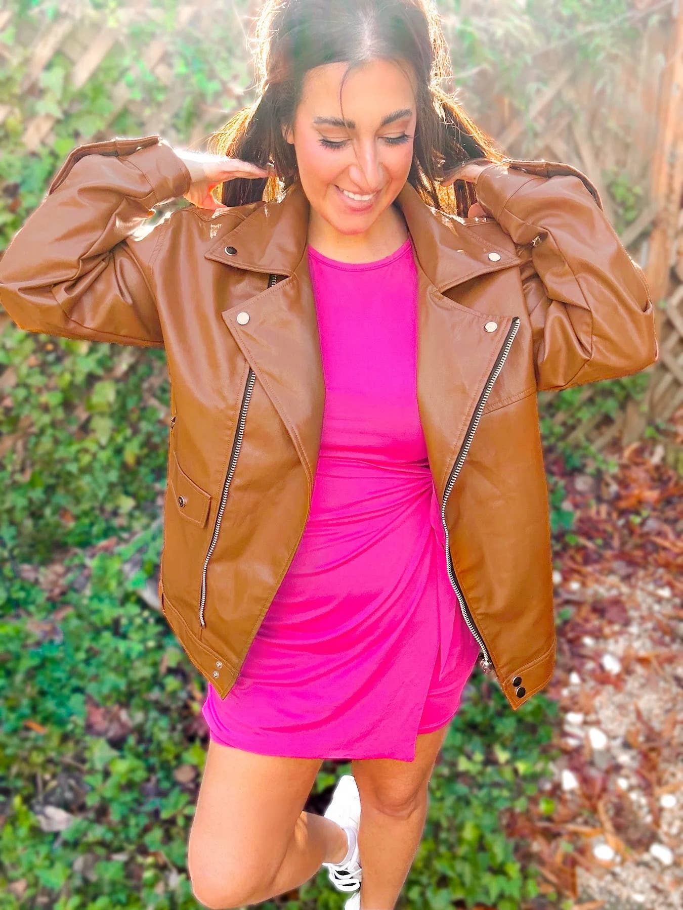 Oversized Vegan Leather Jacket – The Perfect Staple Layer