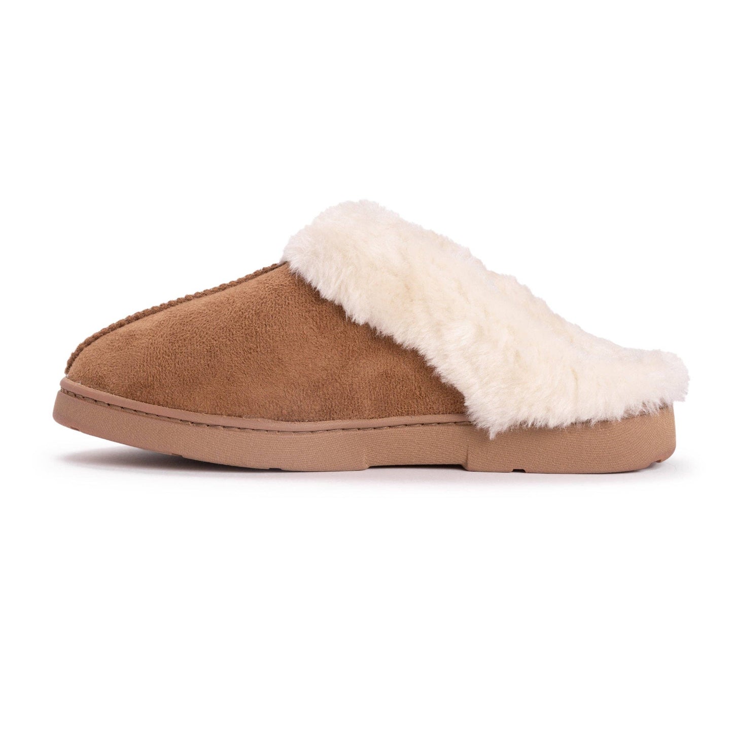Muk Luks Women's Polysuede Clog - Cozy Faux Fur Indoor/Outdoor
