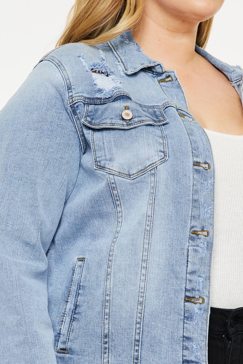 Plus Zoey Denim Jacket