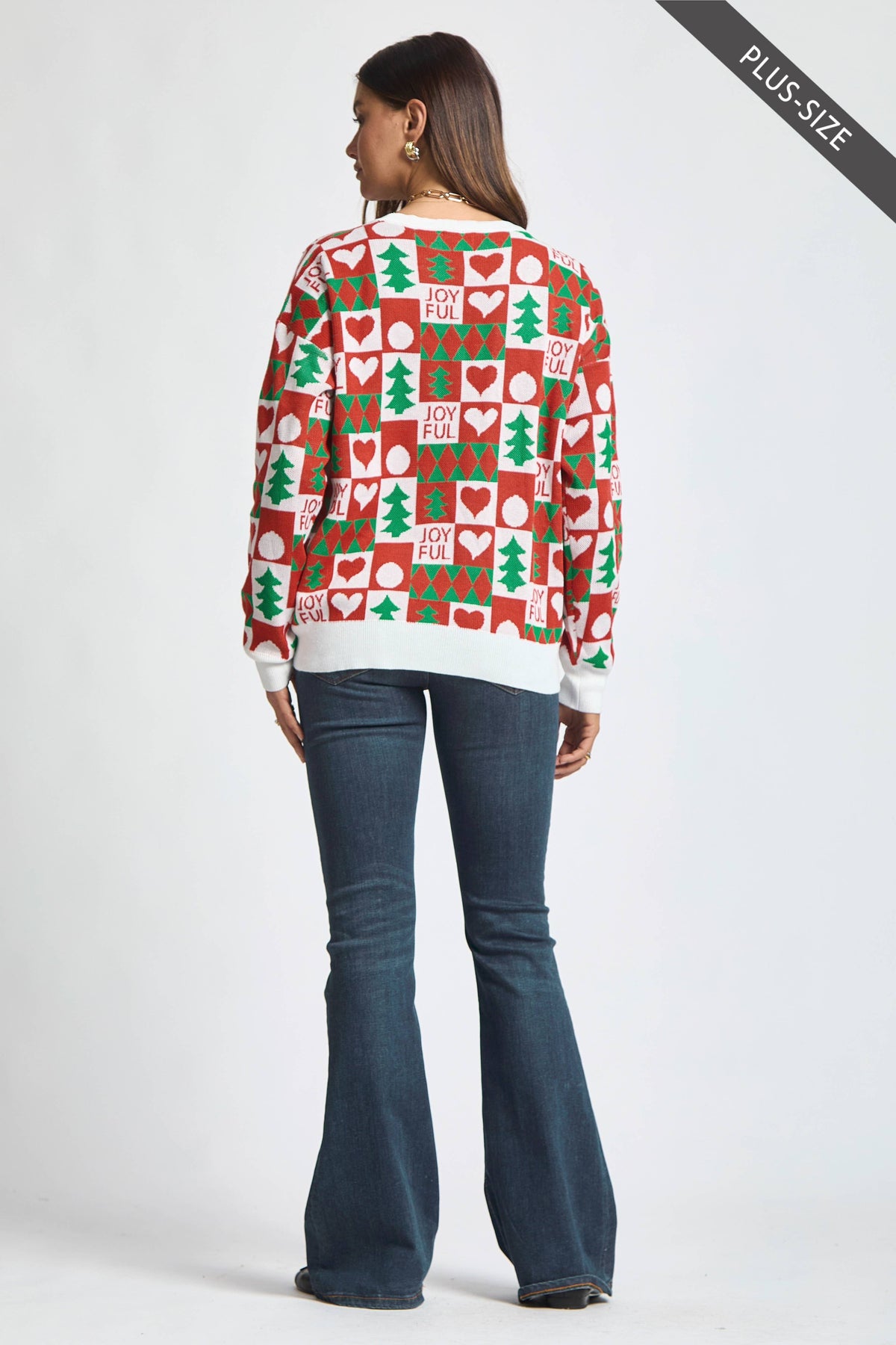 PLUS SIZE Holiday Christmas Sweater
