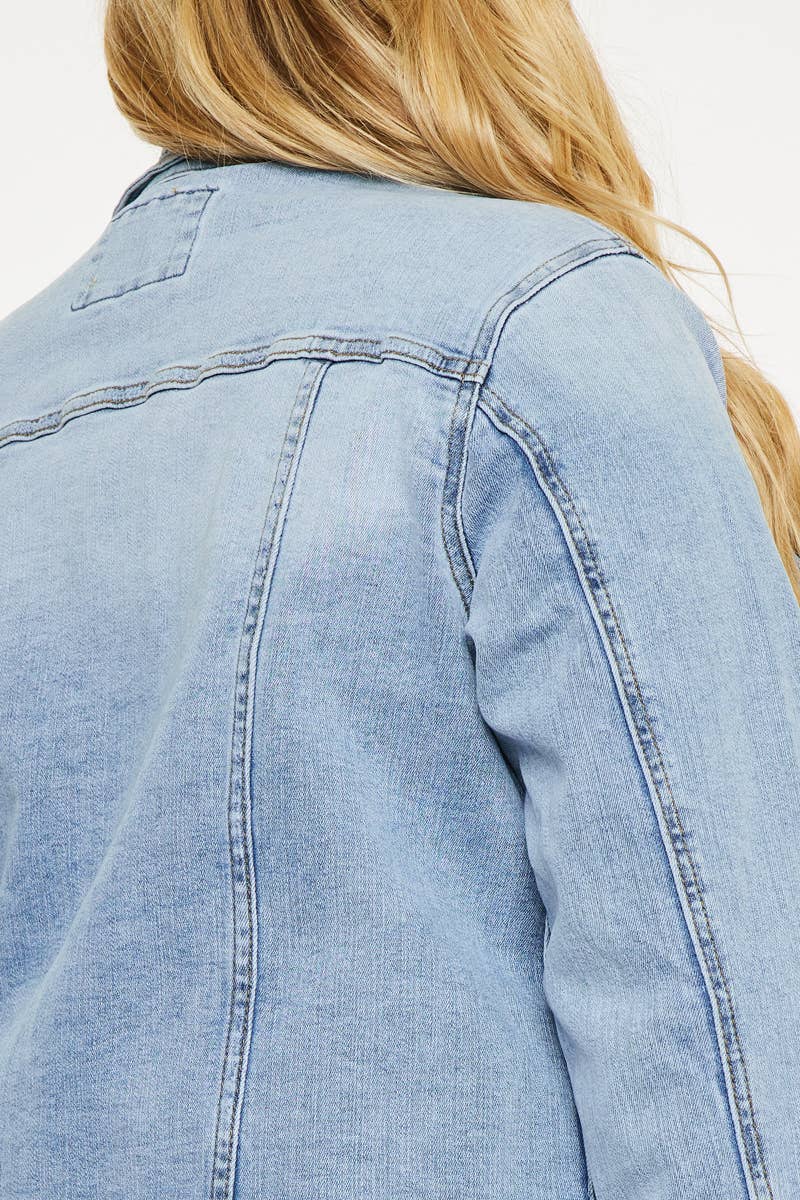 Plus Zoey Denim Jacket