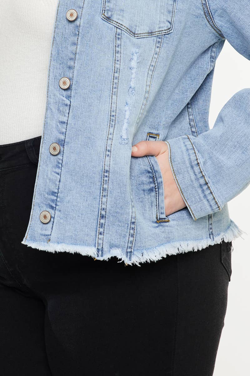 Plus Zoey Denim Jacket