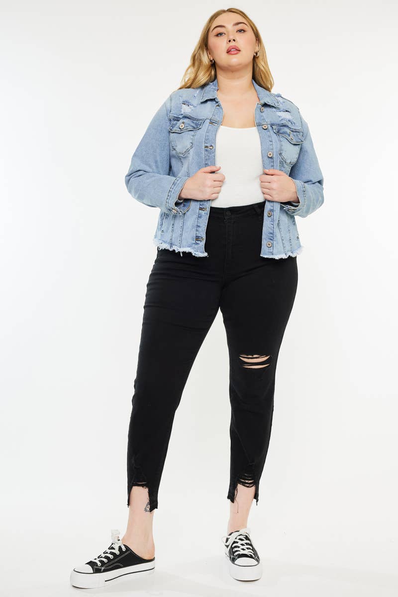 Plus Zoey Denim Jacket