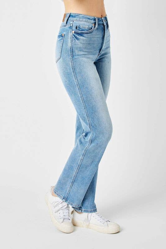 Judy Blue High Waisted Tummy Control Straight Jeans