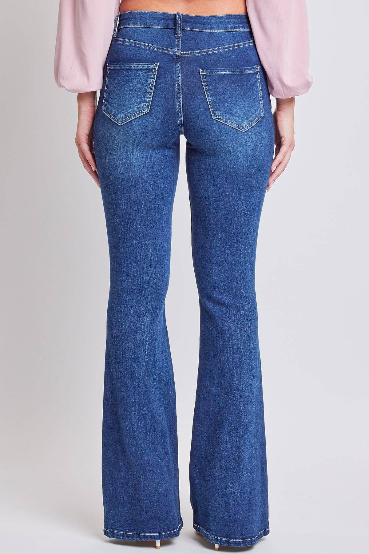 Essential High Rise Flare Jeans – Long Inseam, Tall Fit, Retro 70s Style