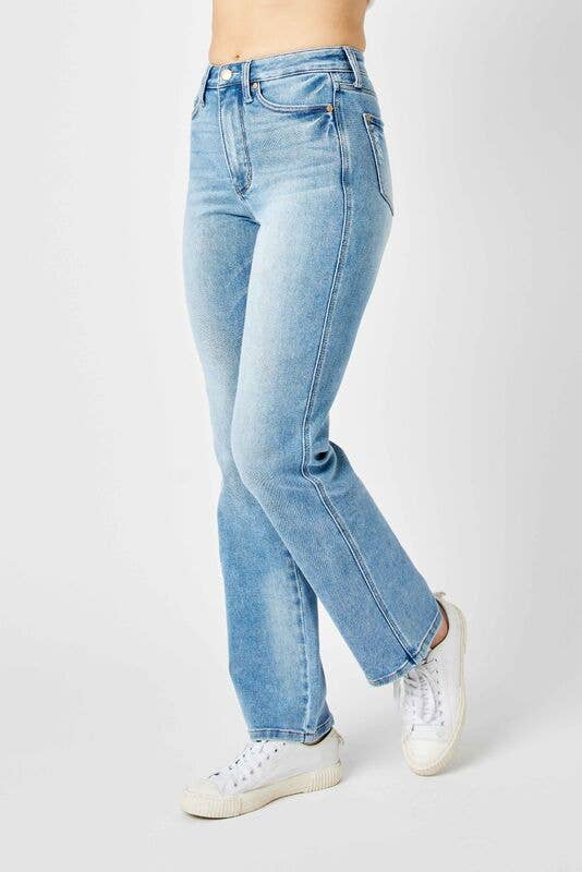 Judy Blue High Waisted Tummy Control Straight Jeans