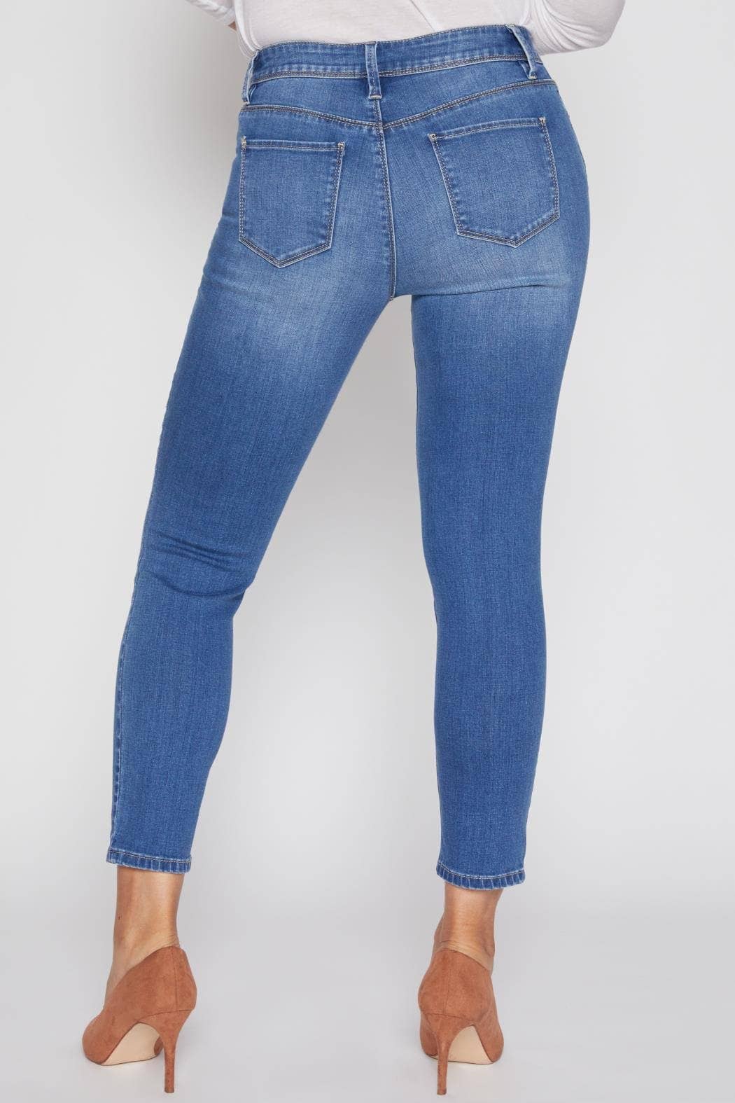 Petite Tummy Control High-Rise Skinny Jeans