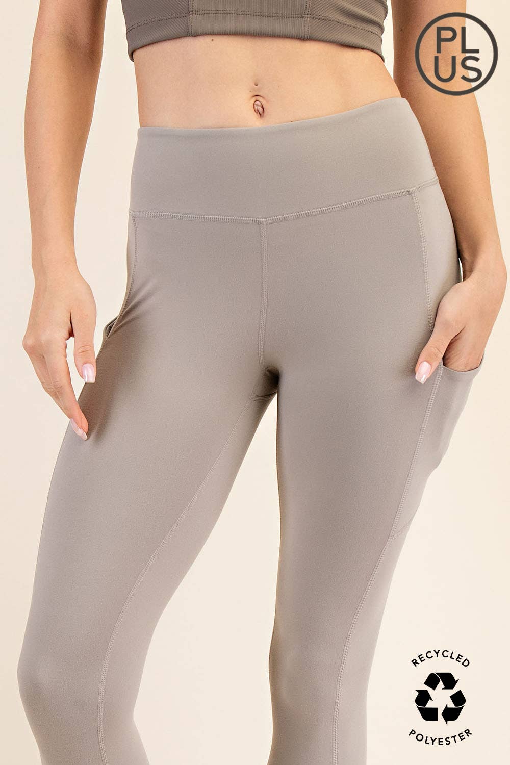 Butter Soft High Waist Full-Length Leggings with Pockets – Plus