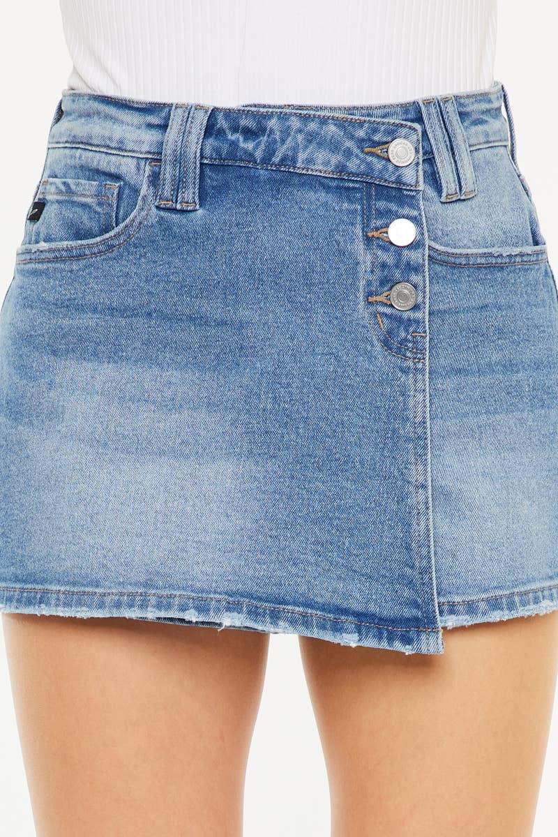 CROSS OVER WAISTBAND SKORT