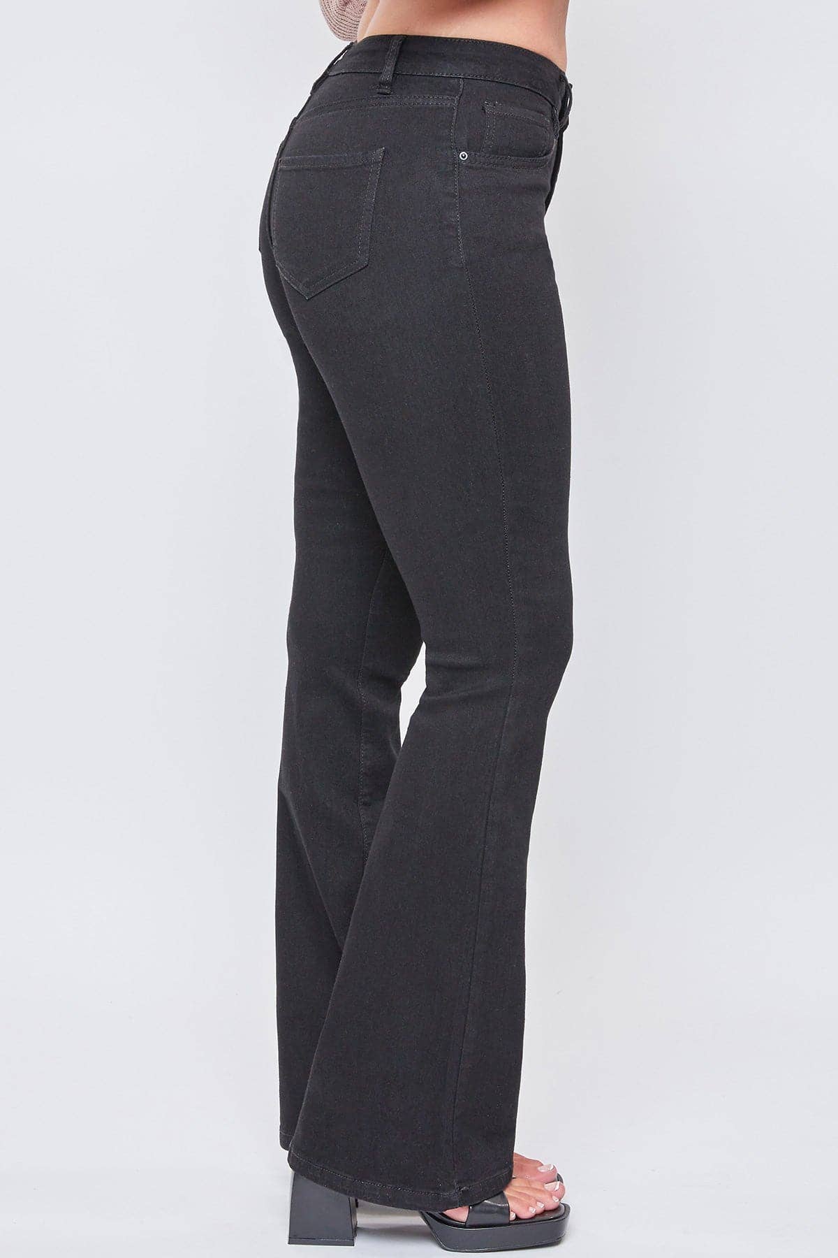 Essential High Rise Flare Jeans – Long Inseam, Tall Fit, Retro 70s Style