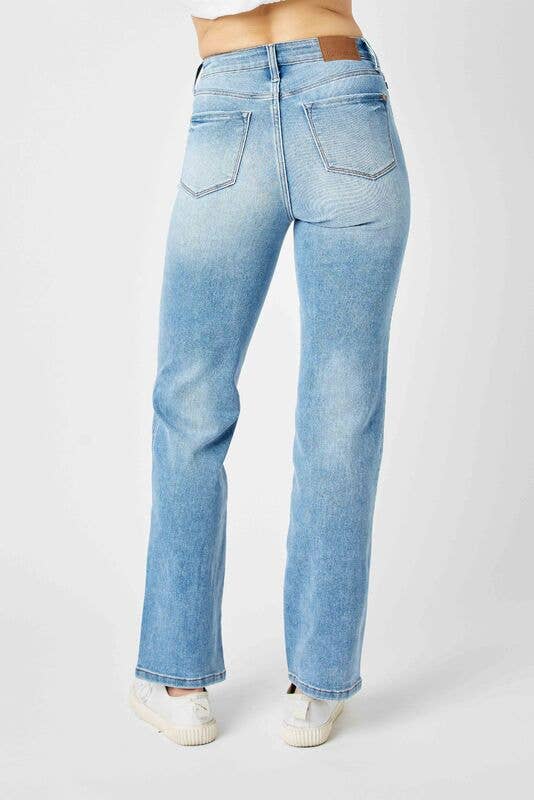 Judy Blue High Waisted Tummy Control Straight Jeans