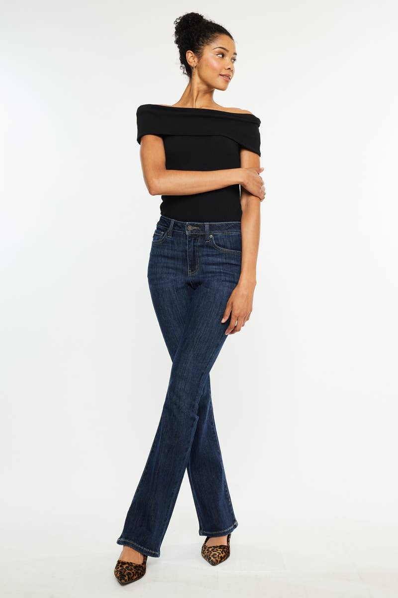 HIGH RISE BOOTCUT JEANS