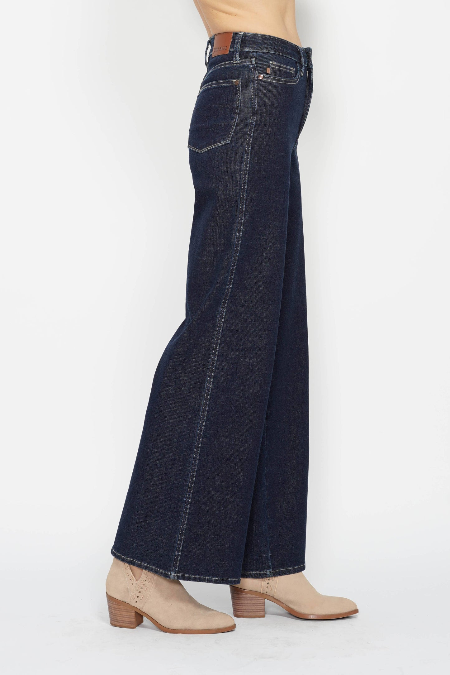 Judy Blue High Waisted Tummy Control Retro Wide Leg Jeans