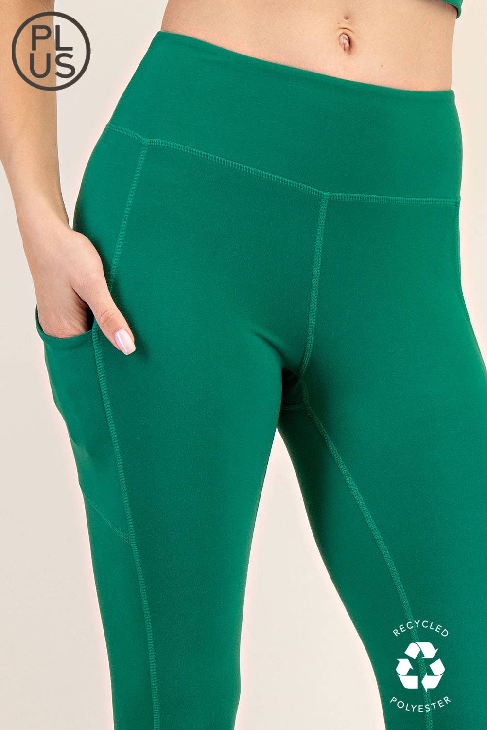 Butter Soft High Waist Full-Length Leggings with Pockets – Plus