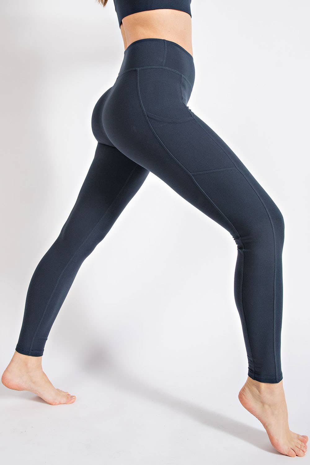 Butter Soft High Waist Full-Length Leggings with Pockets – Plus