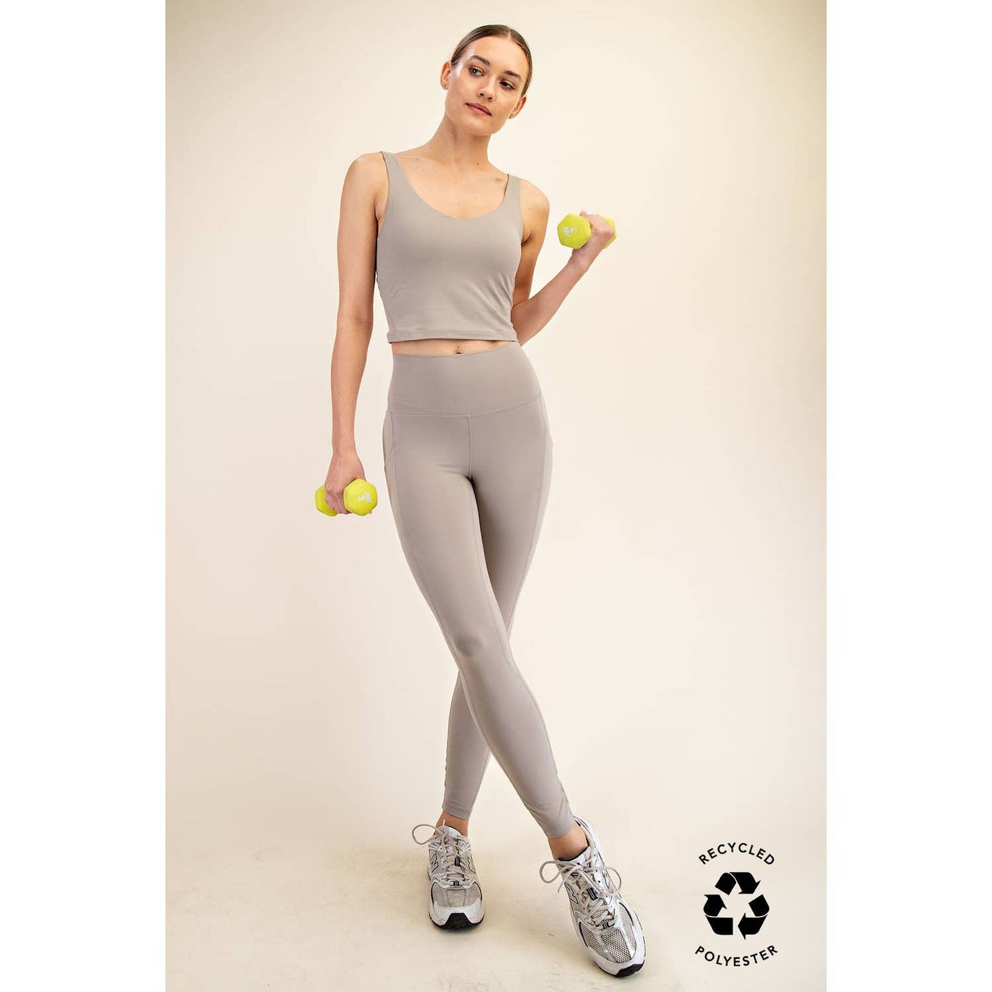 Butter Soft V-Neck Cropped Yoga Top with Padding