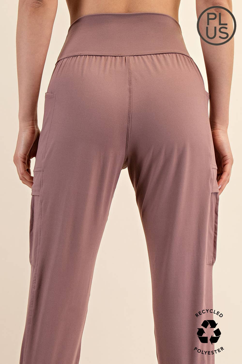 BUTTER JOGGER WITH SIDE POCKETS - PLUS SIZE