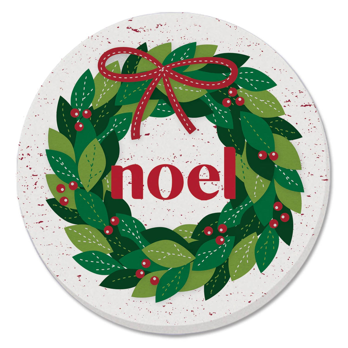 Holiday Cork Backed Coasters – 4" x 4" Drink Coasters for Stylish Surface Protection