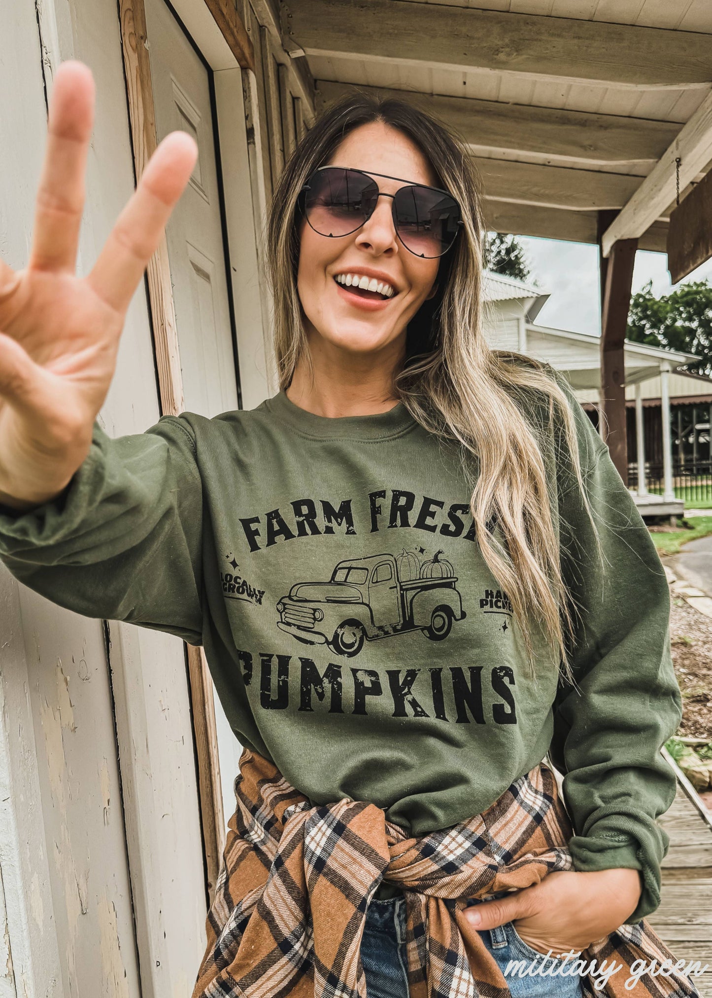 Farm Fresh Pumpkins Sweatshirt