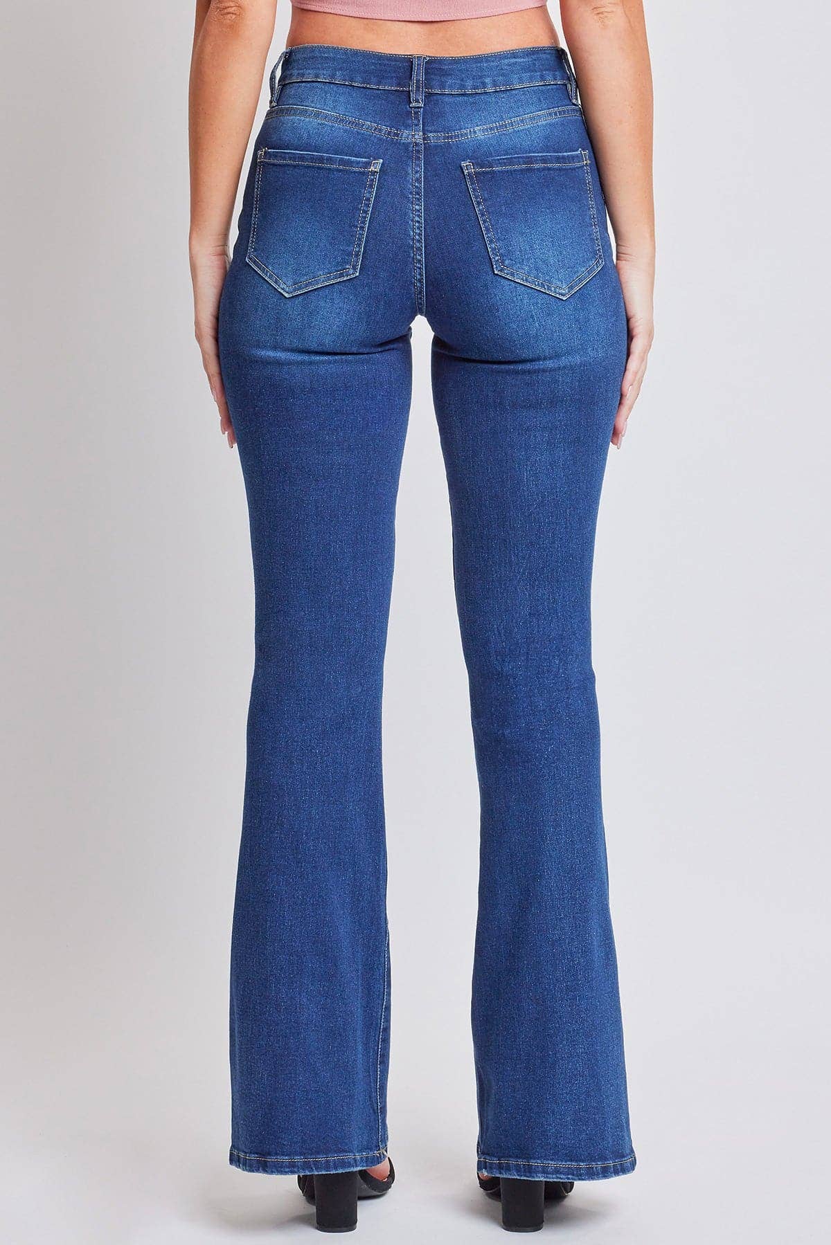 Essential High Rise Flare Jeans – Long Inseam, Tall Fit, Retro 70s Style