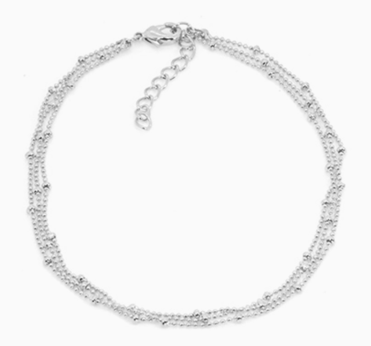 Ankle Bracelets - 14K Gold-Plated