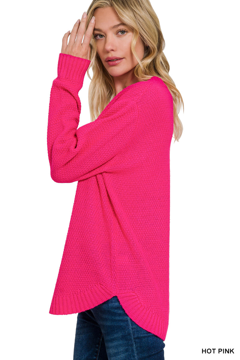 Round Neck Basic Sweater