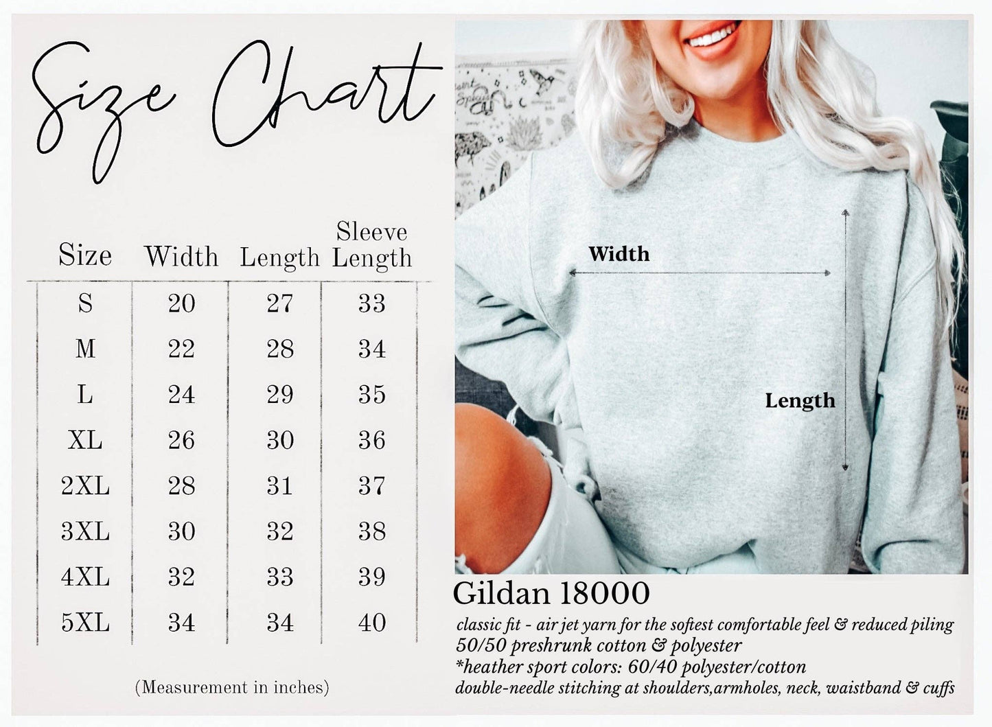 Fall Words Sweatshirt – Cozy Unisex Gildan Crewneck