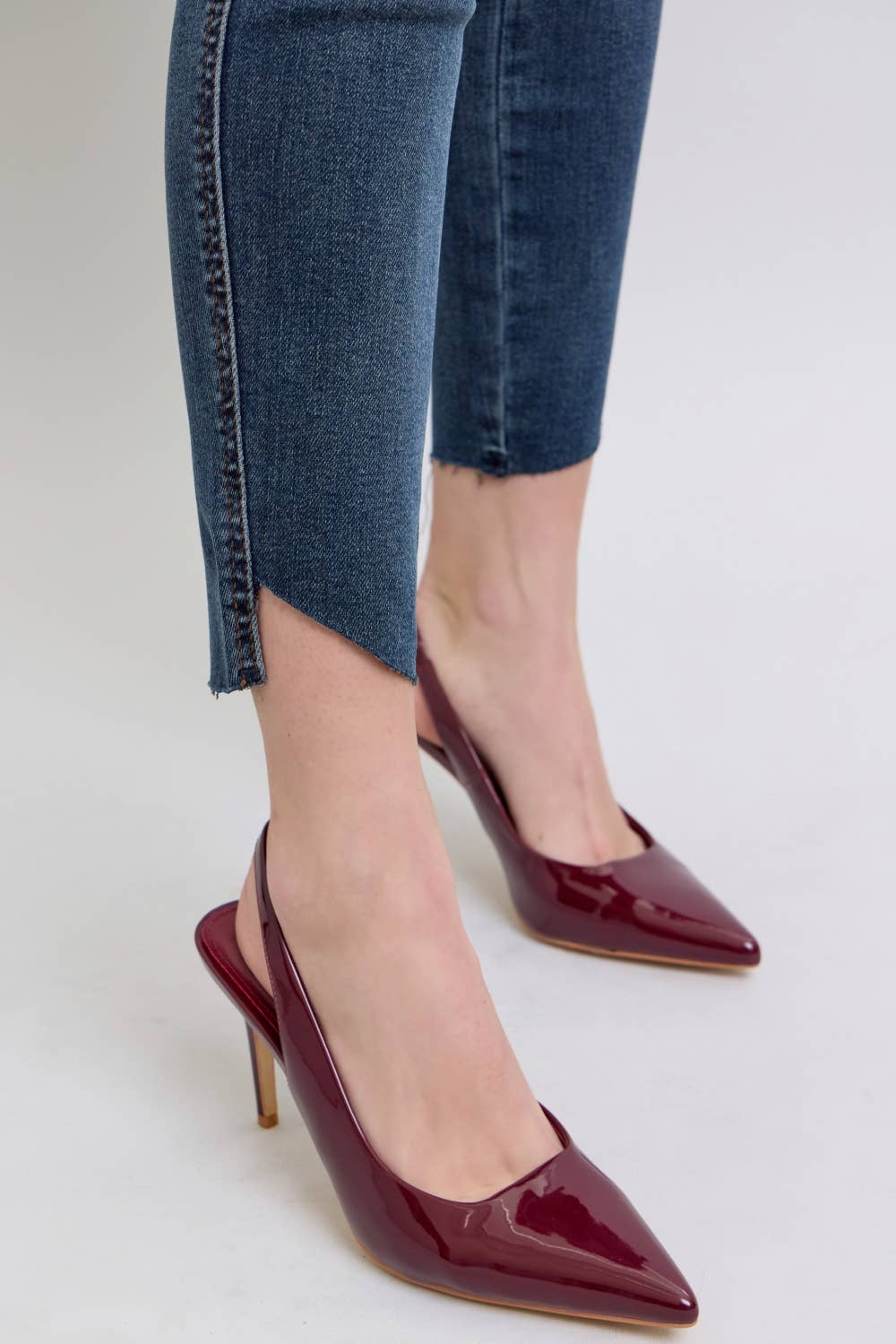 Judy Blue High Waisted Tummy Control Step Hem Skinny Jeans