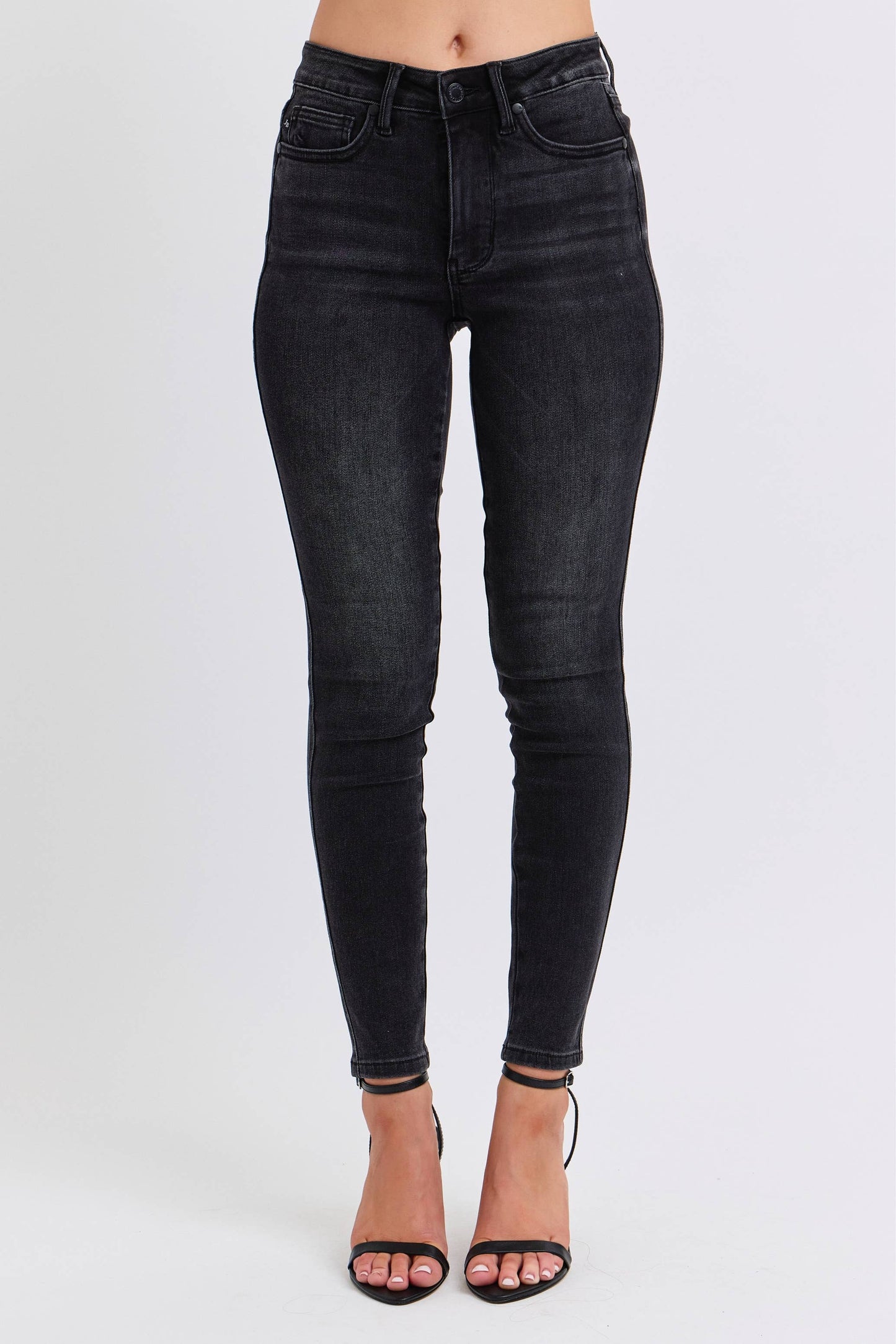 MR Tummy Control Skinny Jeans by Judy Blue – Ankle Length