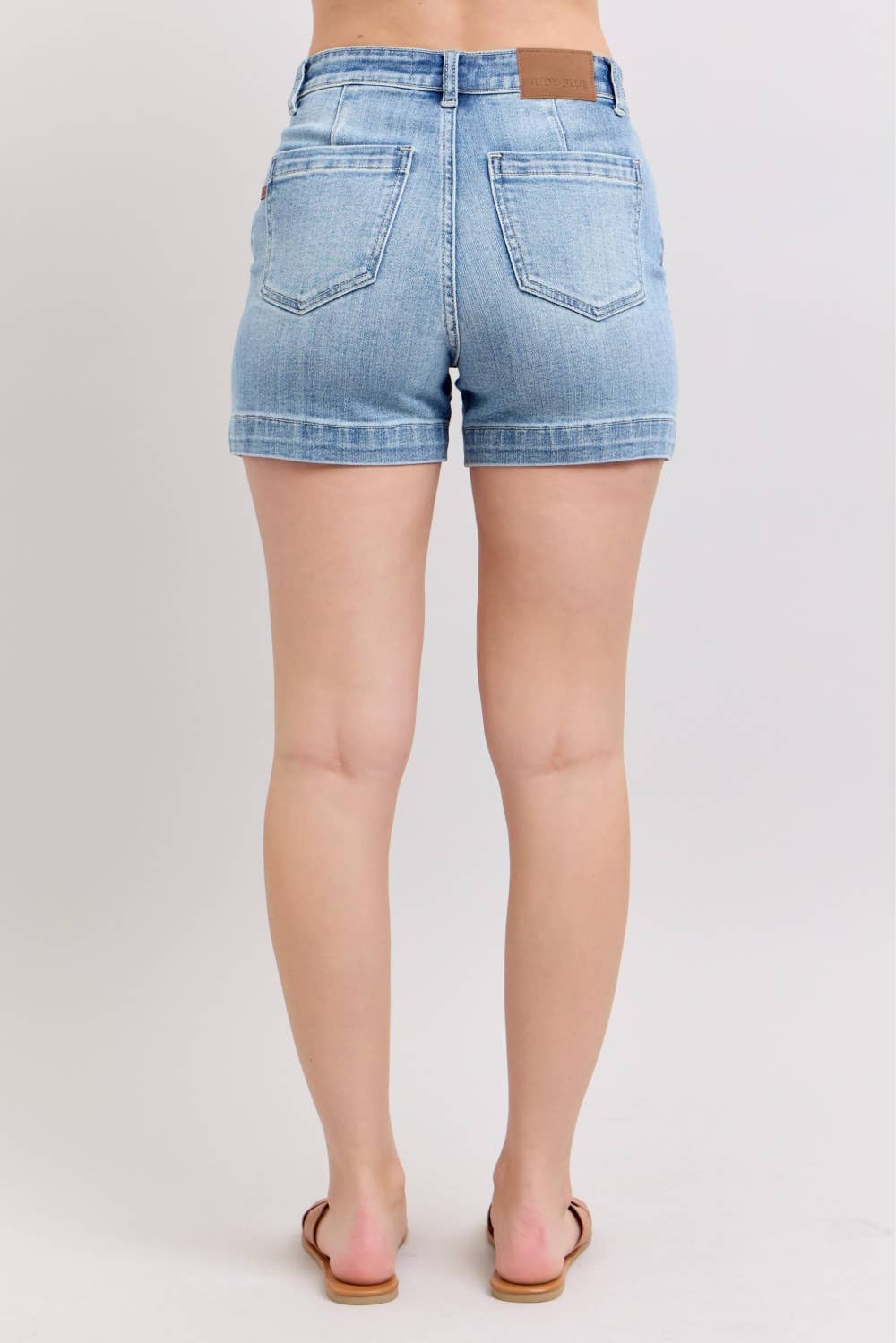 HW Denim Trouser Shorts