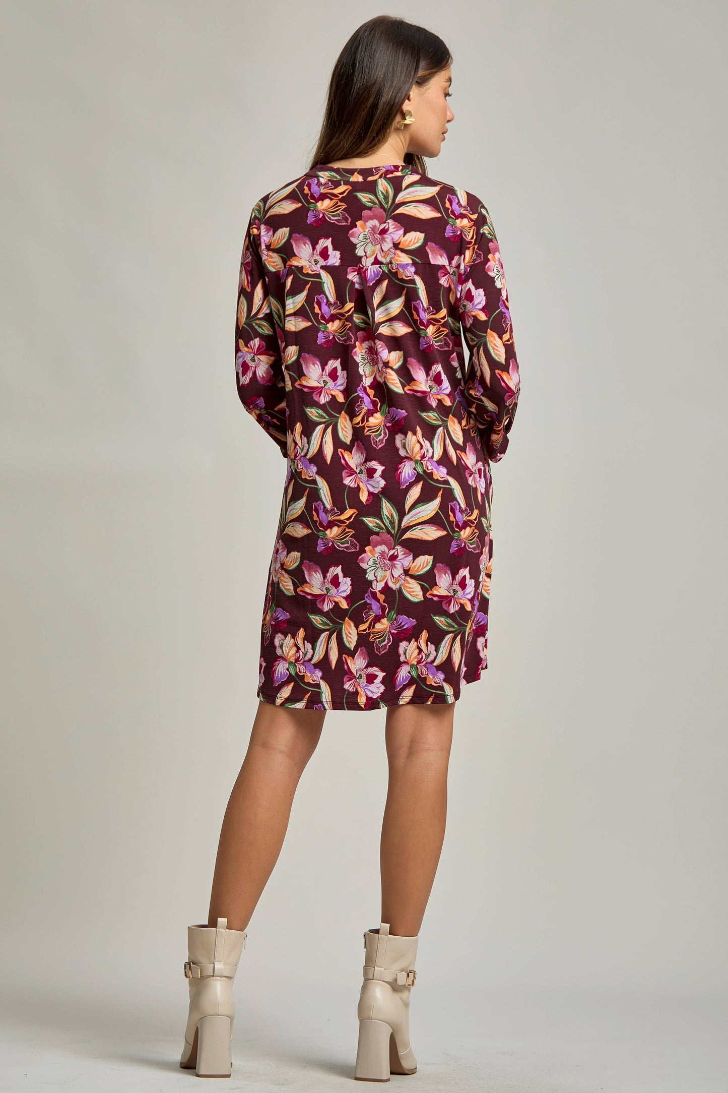 Scarlett Dress – Wrinkle-Free, Travel-Friendly A-Line Dress with Lizzy Neck