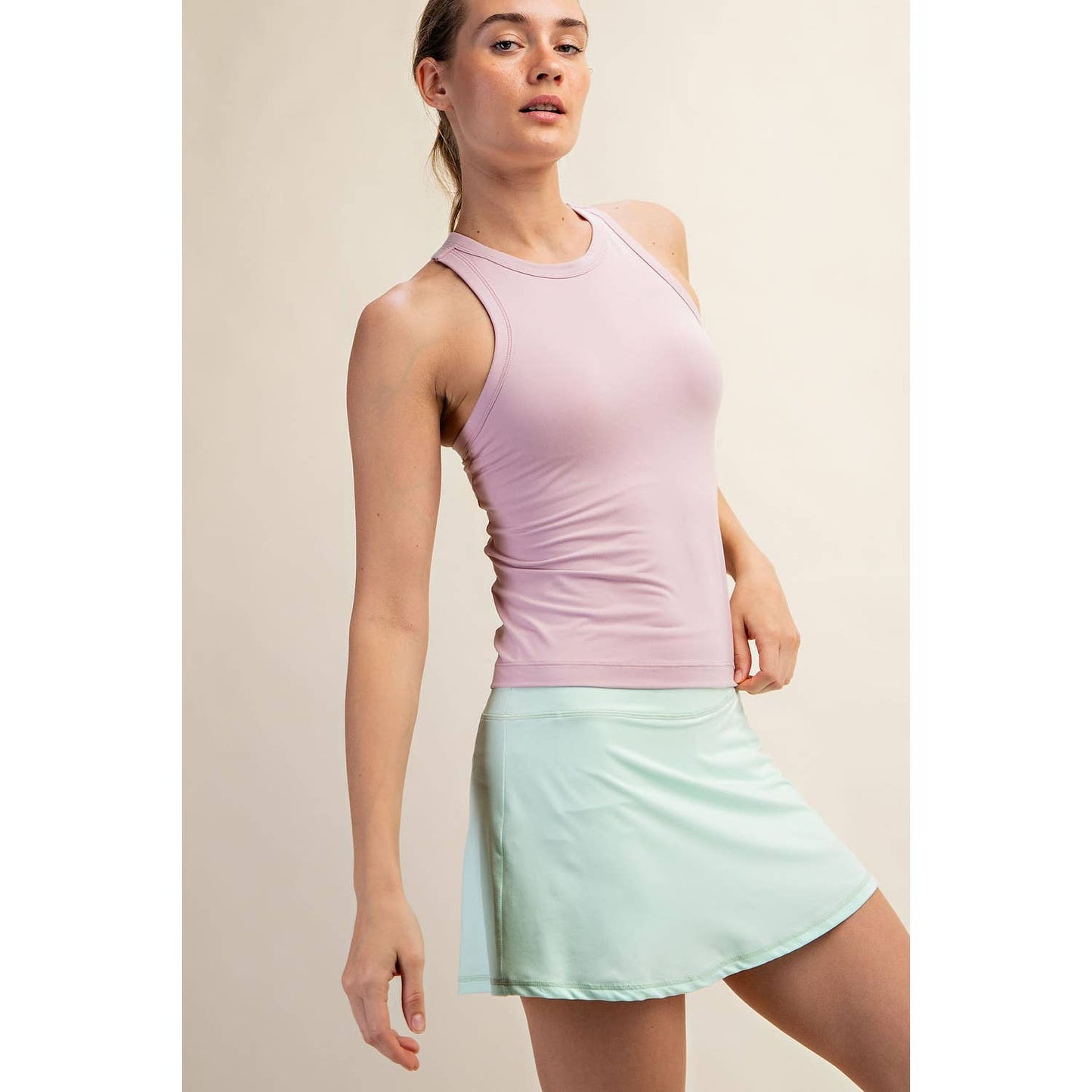 Butter Soft Racerback Tank with Built-In Bra