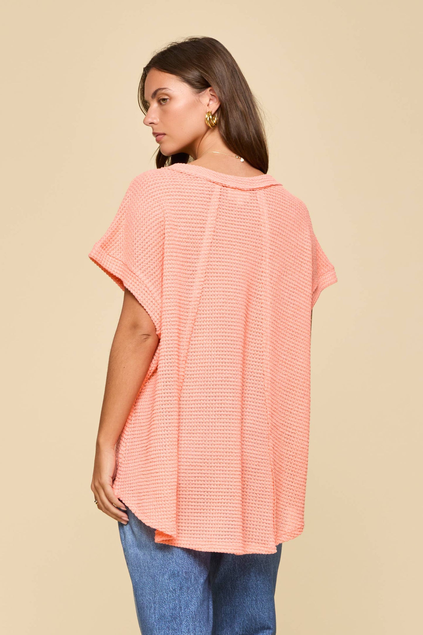 Crochet Knit Poncho Top