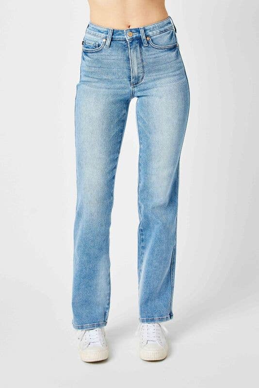 Judy Blue High Waisted Tummy Control Straight Jeans