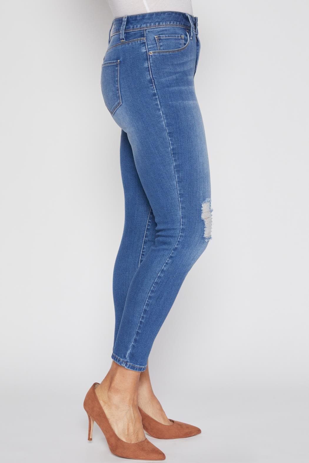 Petite Tummy Control High-Rise Skinny Jeans