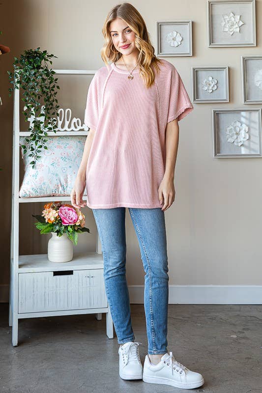 SOLID URBAN RIBBED TOP