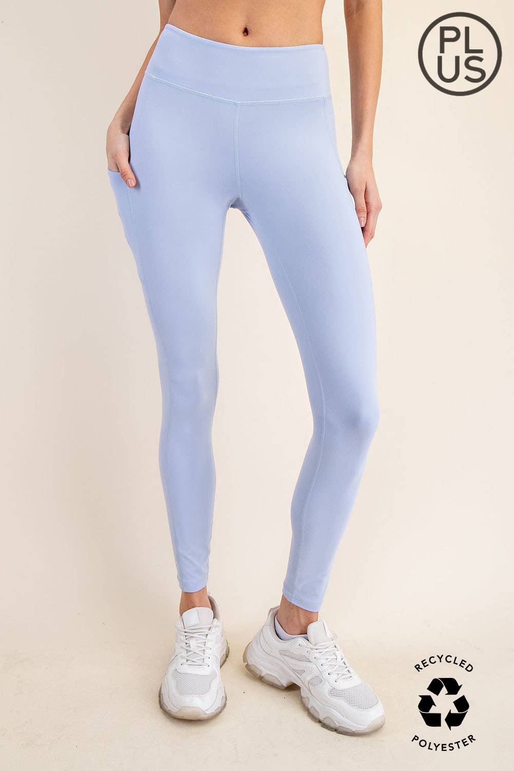 Butter Soft High Waist Full-Length Leggings with Pockets – Plus