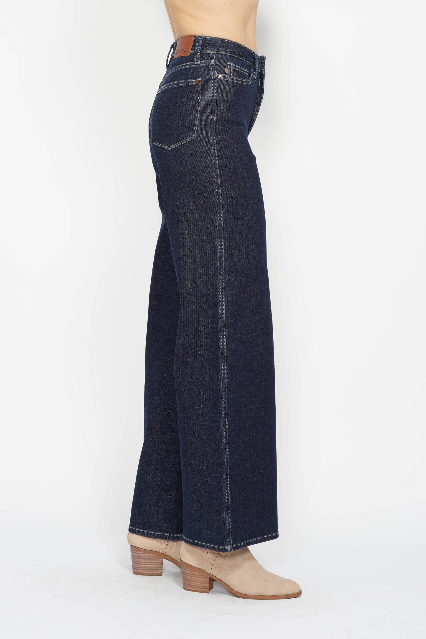 Judy Blue High Waisted Tummy Control Retro Wide Leg Jeans